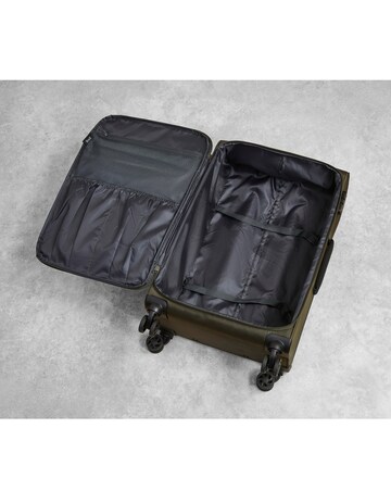 Rock Paris Medium Suitcase - Olive Green