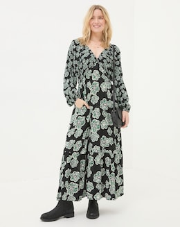 FatFace Noelle Spaced Floral Midi Dress