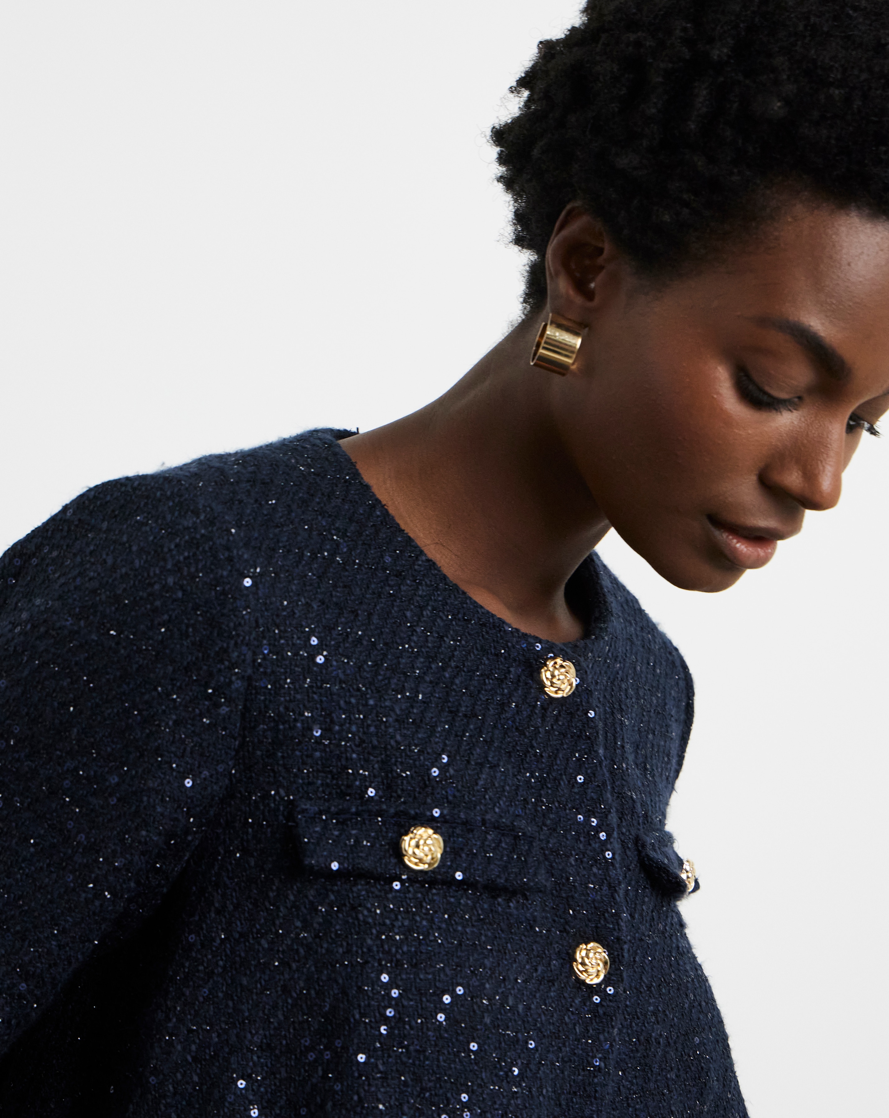 Joanna Hope Boucle Bomber Jacket | JD Williams