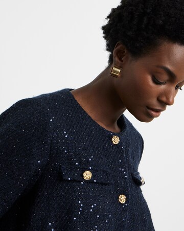 Joanna Hope Boucle Bomber Jacket