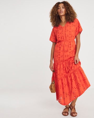 Broderie Smock Dress