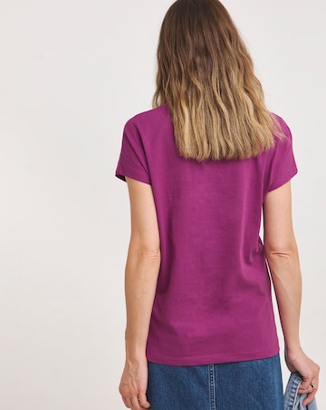 Purple Relaxed Short Sleeve T-Shirt
