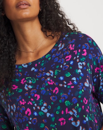 3/4 Sleeve Longline Top