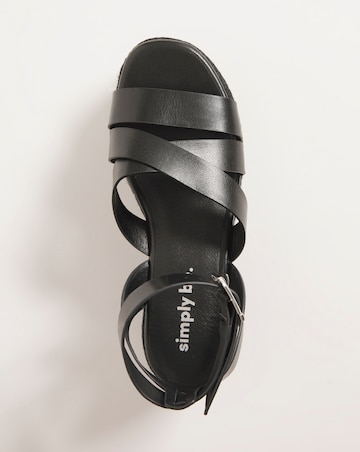 Arabella Flatform Espadrille Sandals - Wide Fit (E)