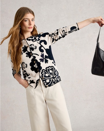 White Stuff Lulu Print Cardi