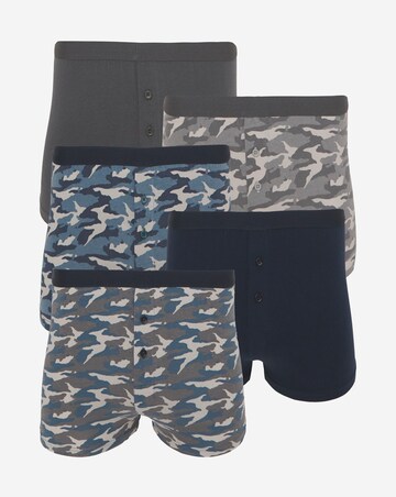 5 Pack Camo Loose Boxer