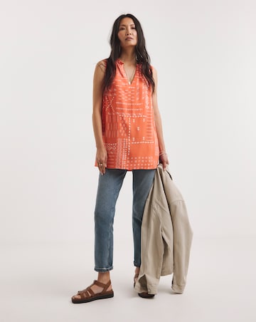 Julipa Sleeveless Ruffle Blouse