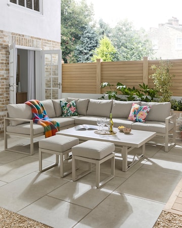 Soho Aluminium Corner Sofa Set