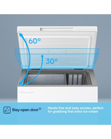 Fridgemaster MCF100E 97L Freestanding Chest Freezer - White - E Rated