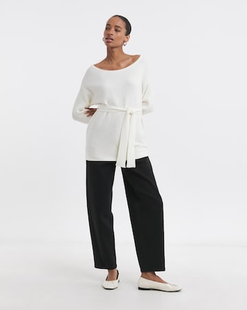 Stone Tie Side Jumper