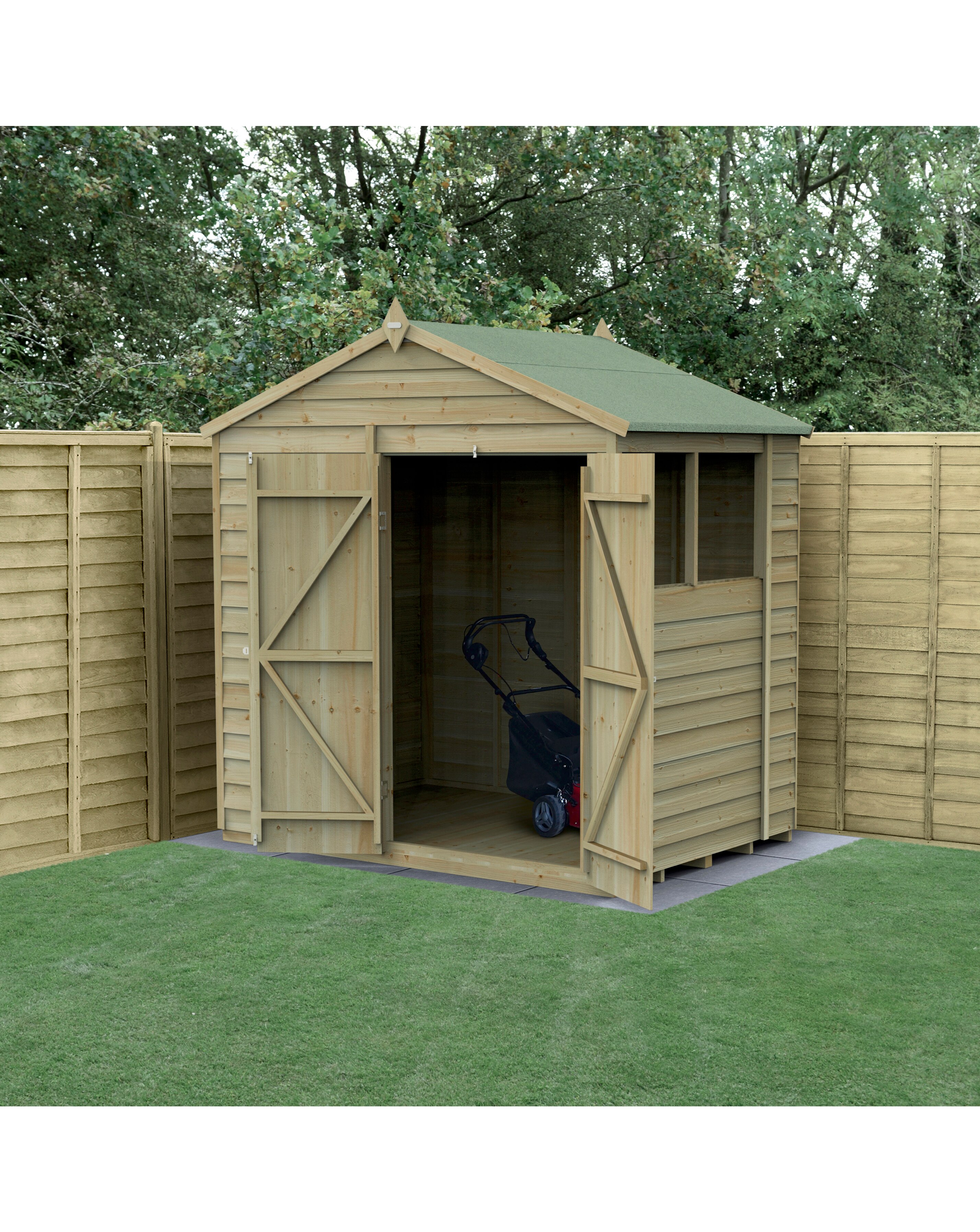 4LIFE Apex Shed 7x5 - Double Door - 2 Window (Home Delivery)