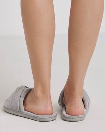 Alondra Twist Upper Mule Slipper - Wide Fit (E)