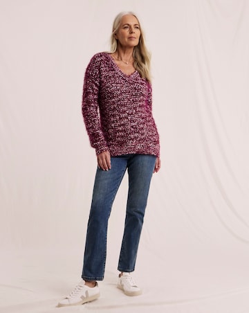 Julipa V Neck Popcorn Jumper