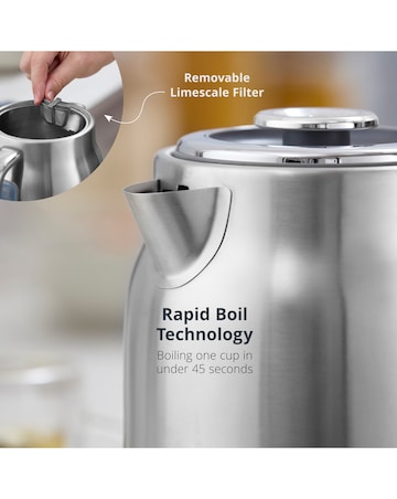 Swan Retro Revive Jug Kettle Stainless Steel