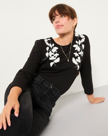 Fatface Ria Applique Top