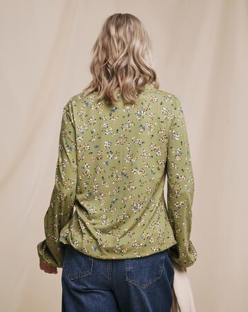 Julipa Bubble Hem Button Top