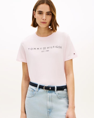 Tommy Hilfiger Logo Short Sleeve Crew Neck