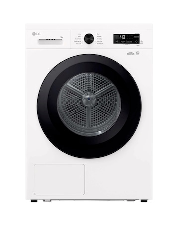 LG X 10 RHX1009NWK 9kg Heat Pump Tumble Dryer - White + Install