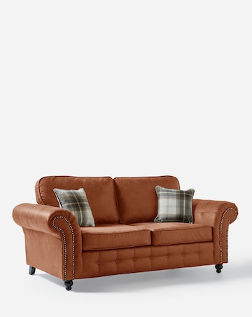Oakland Faux Leather 3 Seater Sofa