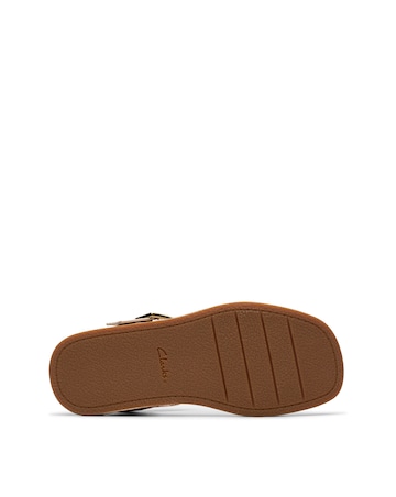 Clarks Copper Alda Strap Leather Sandal Standard Fit