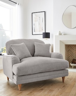 Azra Chenille Snuggle Chair