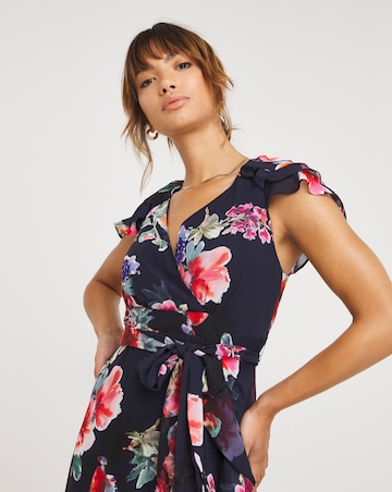 Joanna Hope Printed Layered Maxi Dress