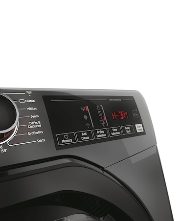 Hoover H-DRY 350 HRE C10TBER-80, 10kg, Condenser Tumble Dryer - Graphite