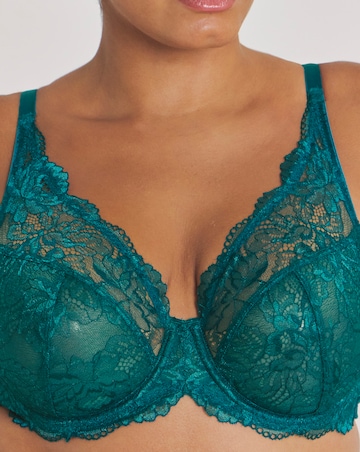 Pretty Secrets (2 Pack) New Ella Full Cup Wired Bras (C-J) Teal/Ivory