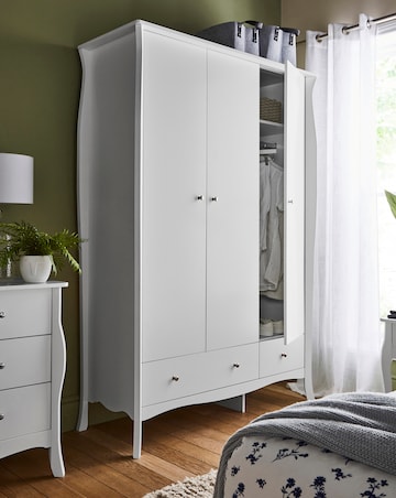 Julipa Meline 3 Door Wardrobe