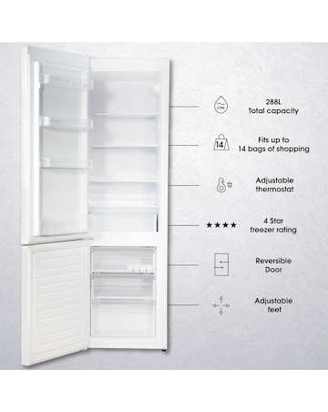 Abode A180FF541E1W 70/30 Fridge Freezer - White