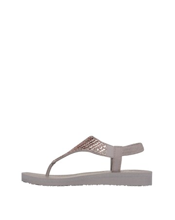 Skechers Meditation Toe Post Sling Back Sandals Standard Fit