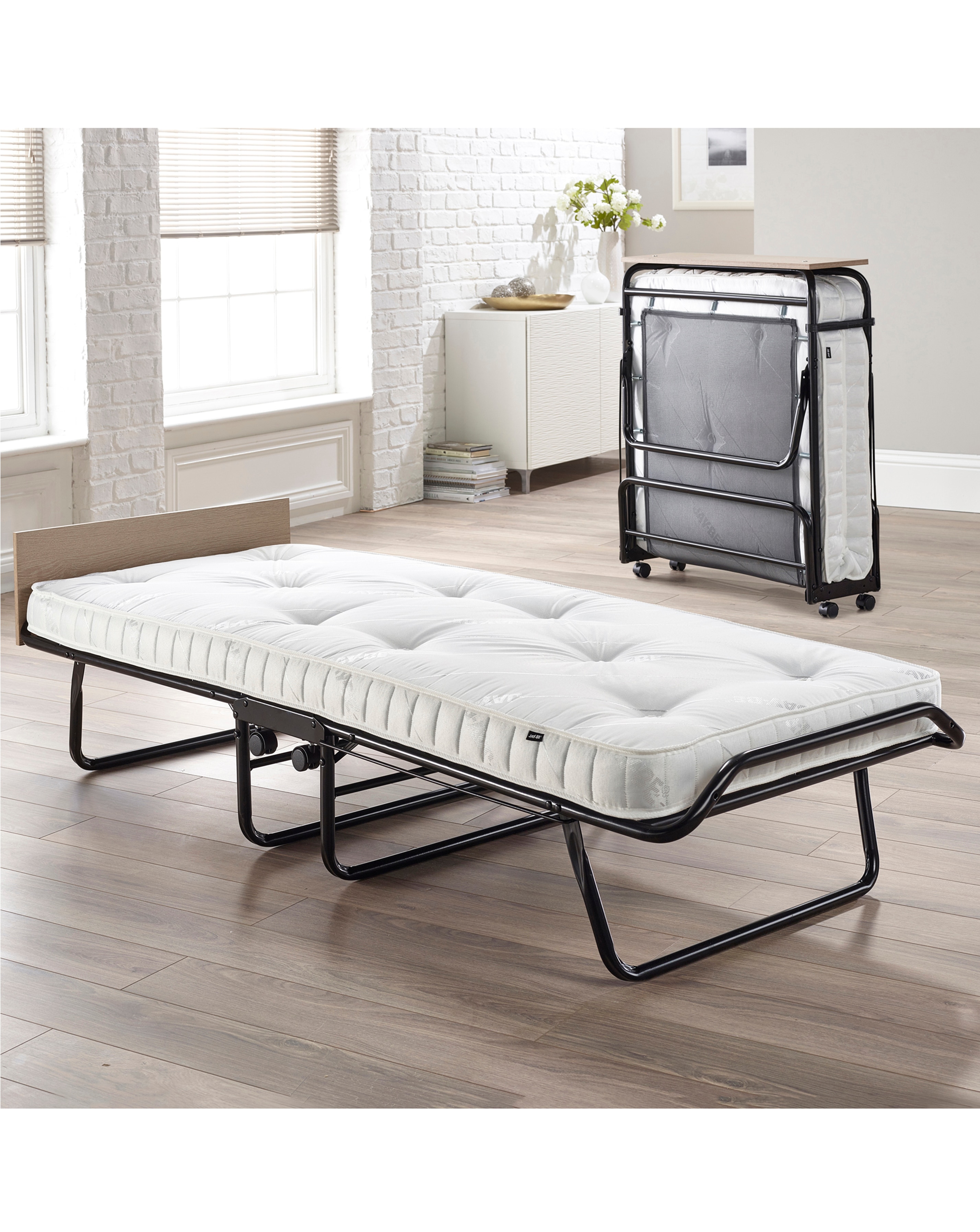 Jay-Be Supreme Automatic Folding Bed with e-Pocket Sprung Mattress - Single