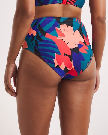 Tropical Mix and Match High Waist Bikini Bottoms
