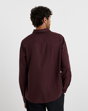 Folio Garment Dyed Viscose Shirt Regular