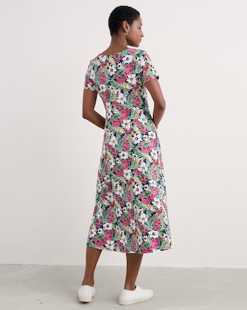Seasalt Cornwall s/s Veronica Dress Garden Flowers Night