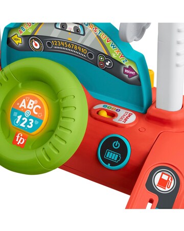 Fisher-Price 2-Sided Steady Speed Baby Walker with 100+ Songs, Sounds and Phrase