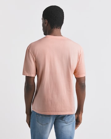 Union Garment Dyed T-Shirt- Washed Coral