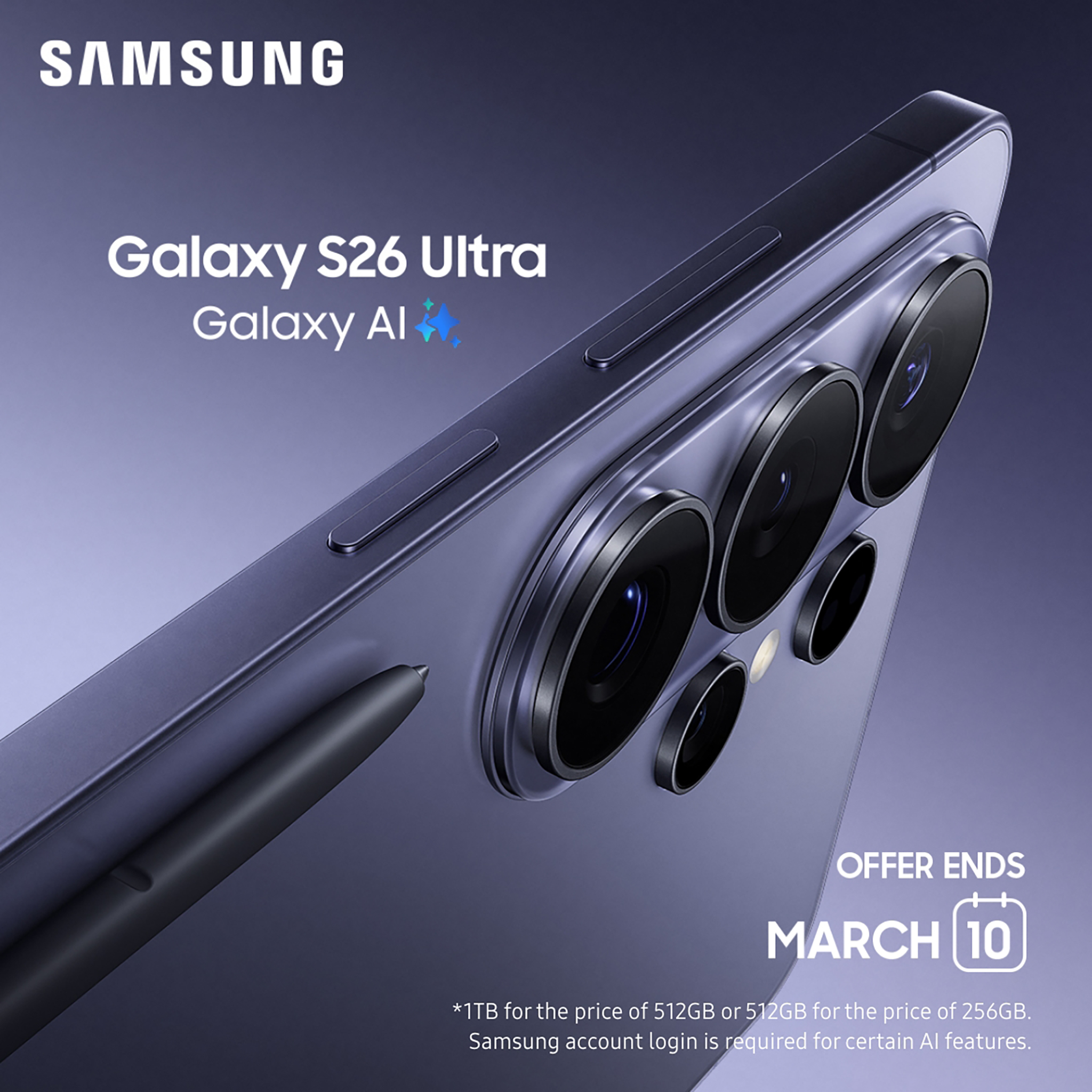 Samsung galaxy S26 Ultra