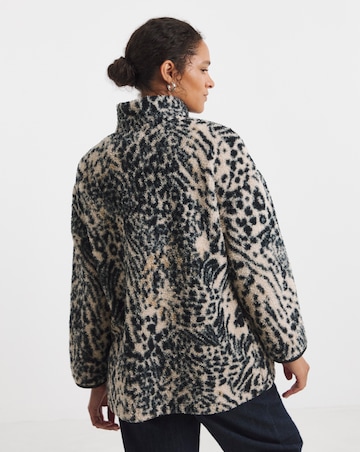 Borg Longline Quarter Zip