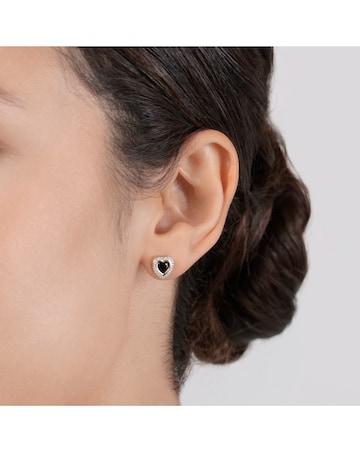 Radley Black Heart Earrings