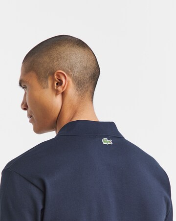 Lacoste Short Sleeve Croc Logo Polo - Navy