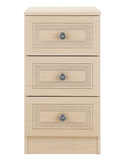 Richmond Ready Assembled 3 Drawer Bedside Table