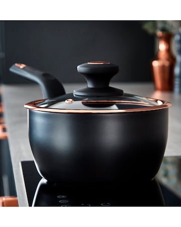 Tower Cavaletto Cookware 6 Piece Set Black