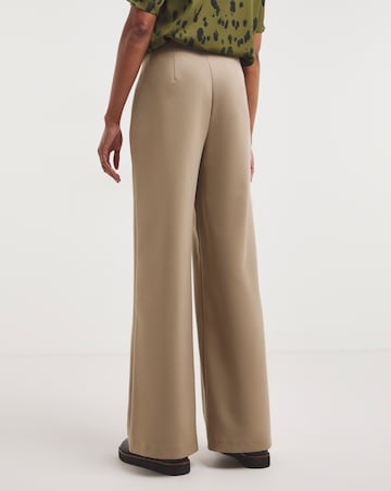 Adjustable Waist Wide Leg Trousers