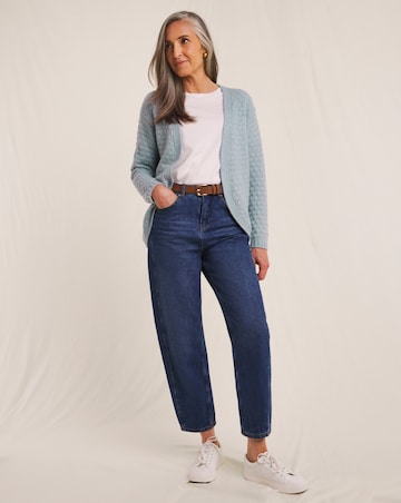 Julipa Textured Stitch Soft Wool Cardigan