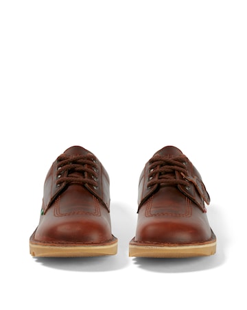 Kickers Low Leather Shoe - Brown