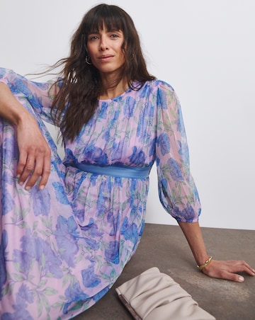 Joanna Hope Mesh Maxi Dress