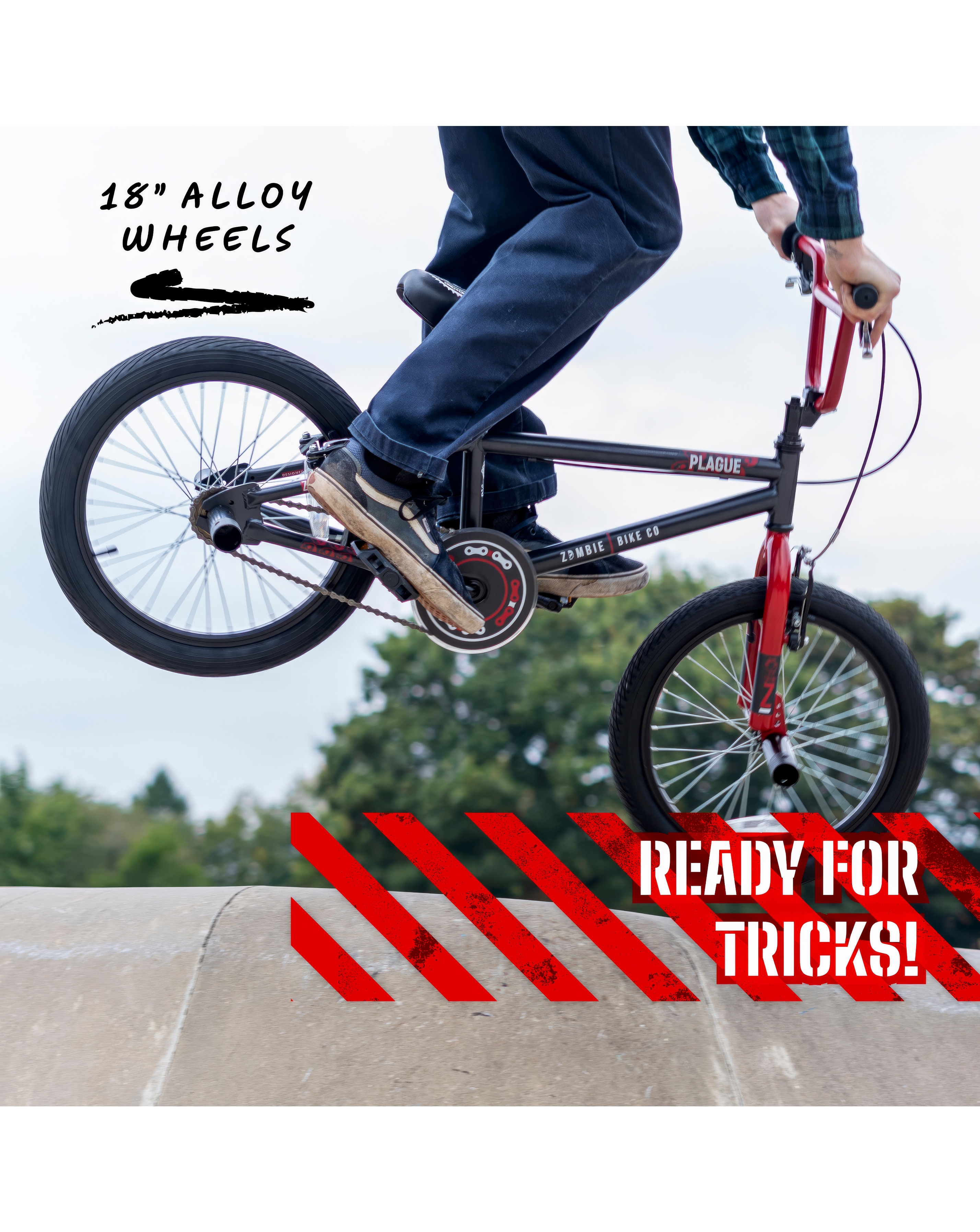 Zombie Plague BMX Bike - 18 inch wheel | JD Williams