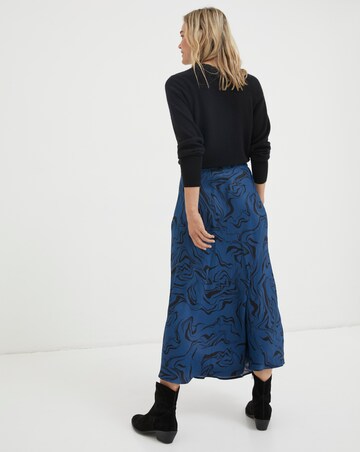 FatFace Pat Marble Midi Skirt