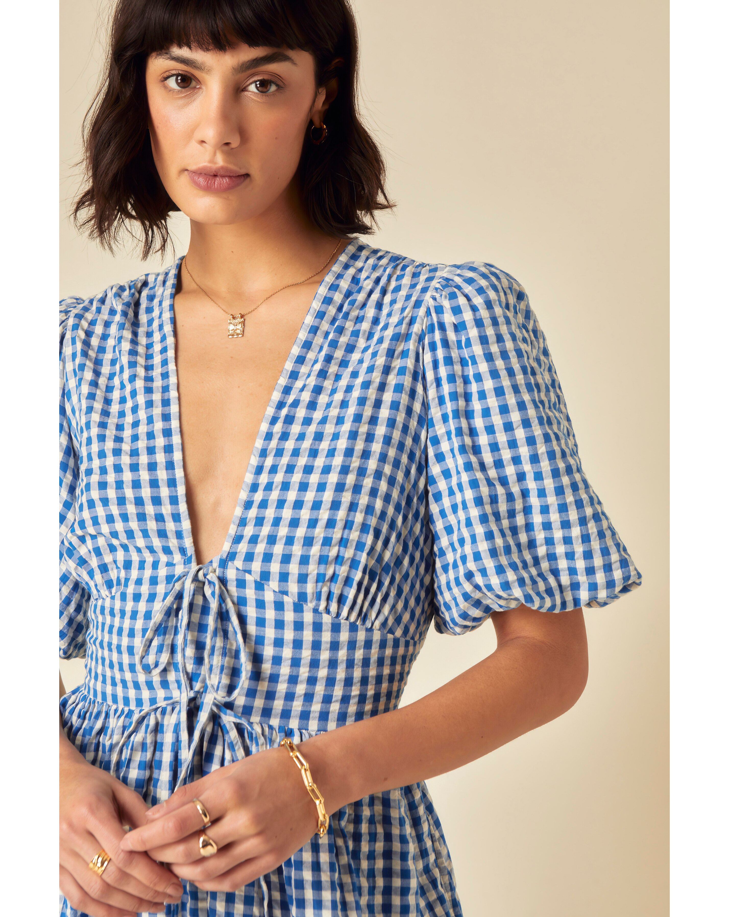 Nobody's Child Scarla Gingham Midi Dress | JD Williams